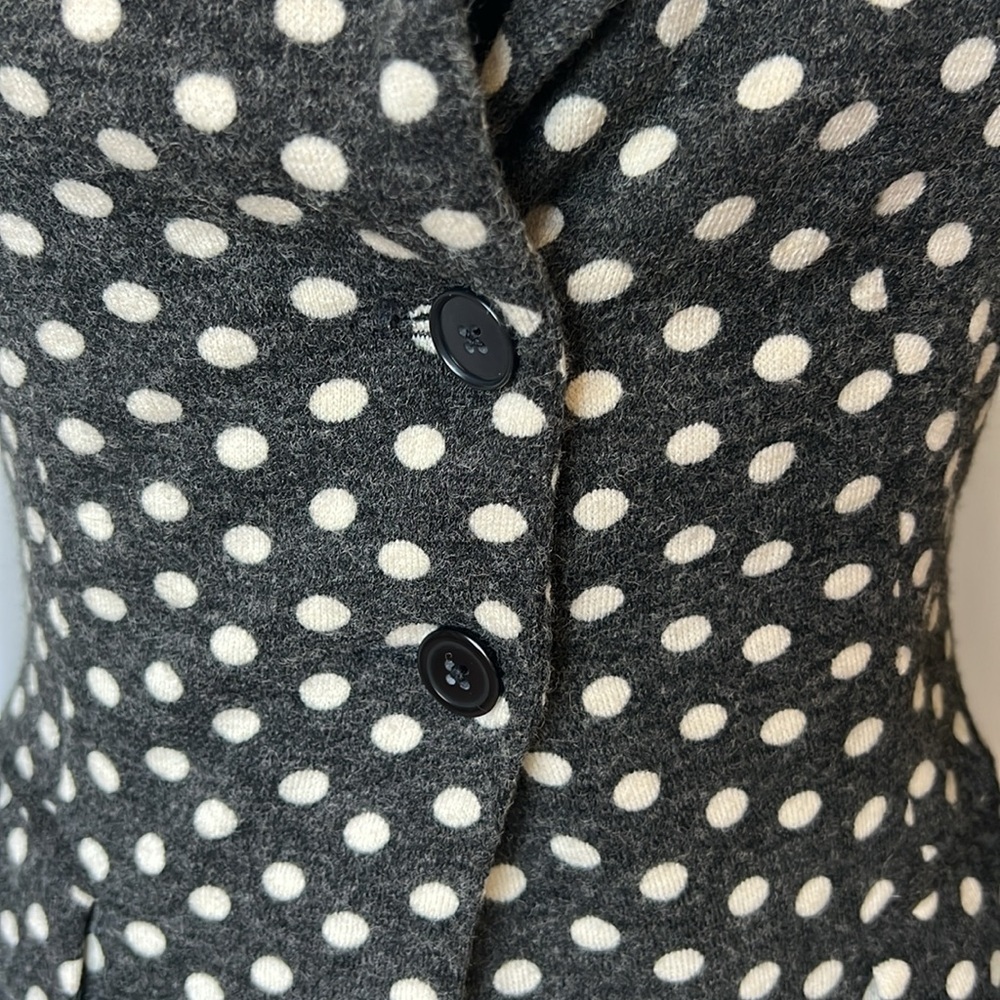 Anthropologie Cartonnier polka dot blazer - Picture 4 of 8